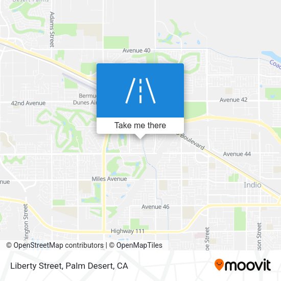 Liberty Street map