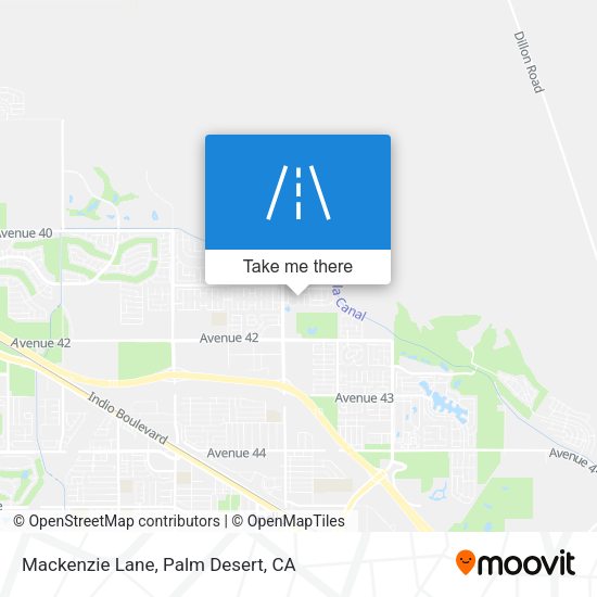 Mackenzie Lane map