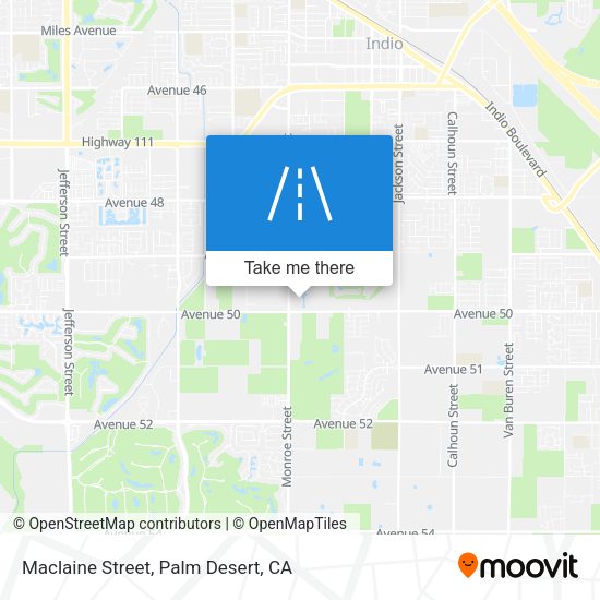 Mapa de Maclaine Street