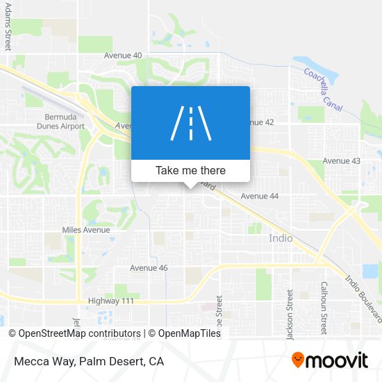 Mecca Way map