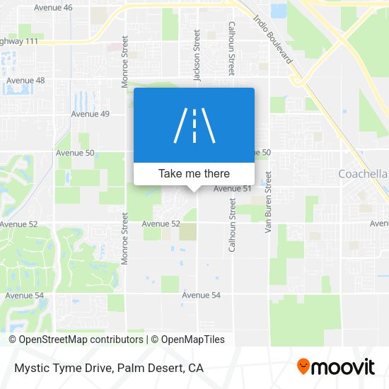 Mystic Tyme Drive map
