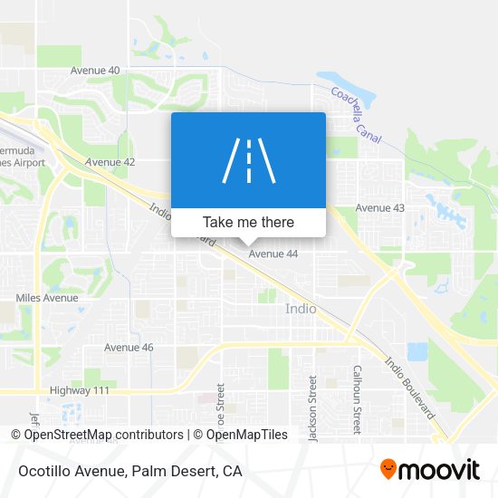 Mapa de Ocotillo Avenue