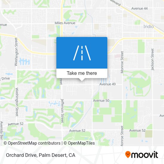 Mapa de Orchard Drive
