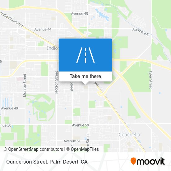 Mapa de Ounderson Street