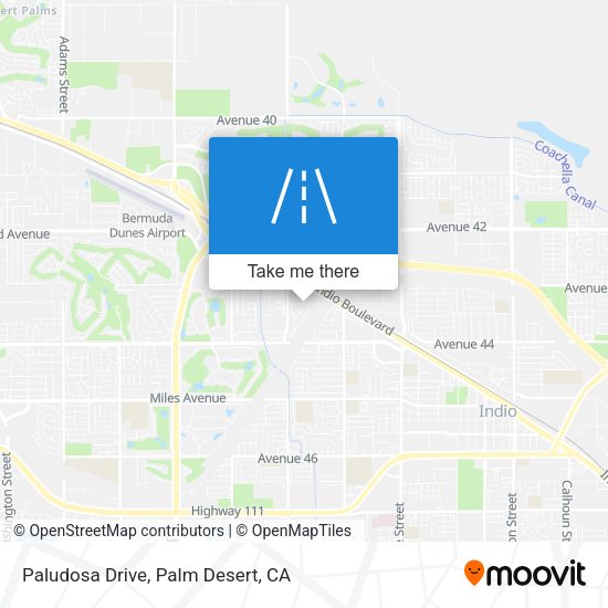 Paludosa Drive map