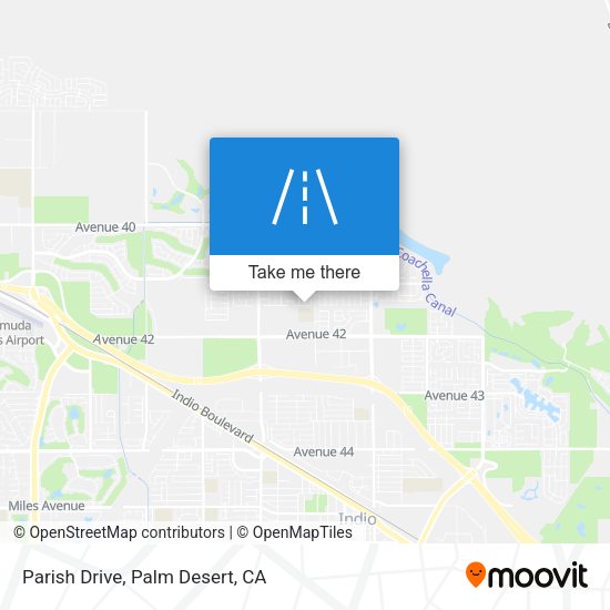 Parish Drive map