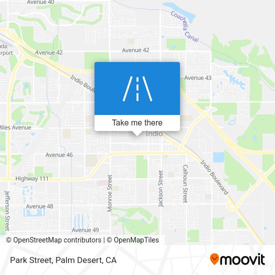 Mapa de Park Street