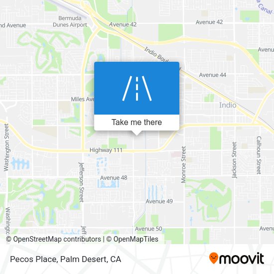 Mapa de Pecos Place