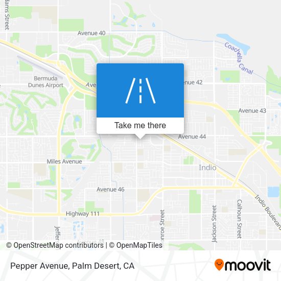 Pepper Avenue map