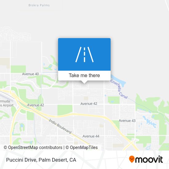 Mapa de Puccini Drive