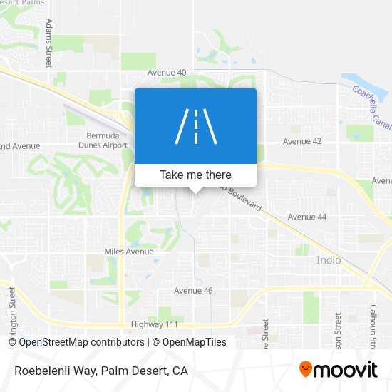 Roebelenii Way map