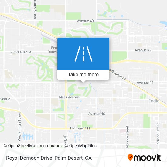 Royal Dornoch Drive map