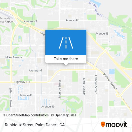 Rubidoux Street map
