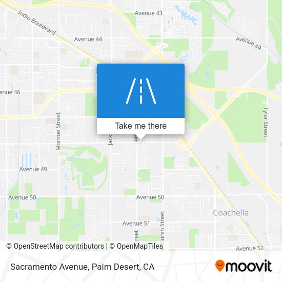 Sacramento Avenue map