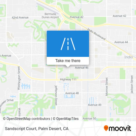 Sandscript Court map