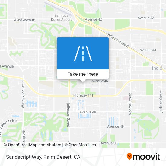 Mapa de Sandscript Way