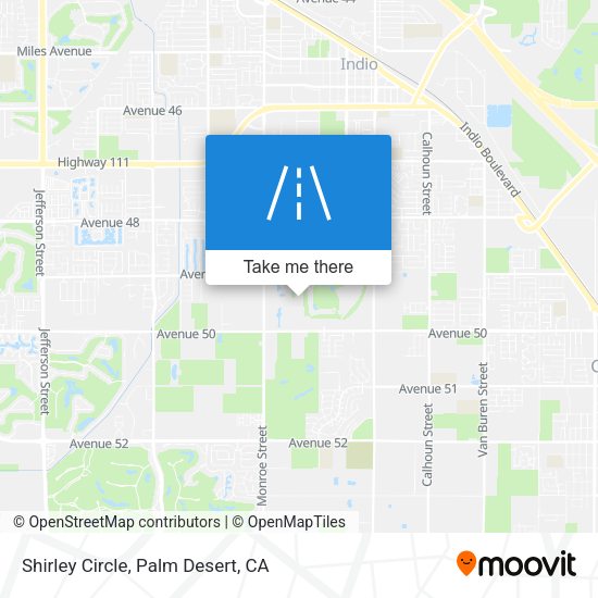 Mapa de Shirley Circle