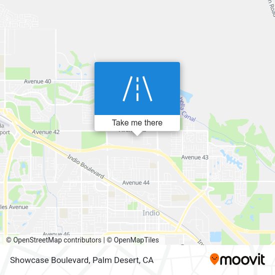 Showcase Boulevard map