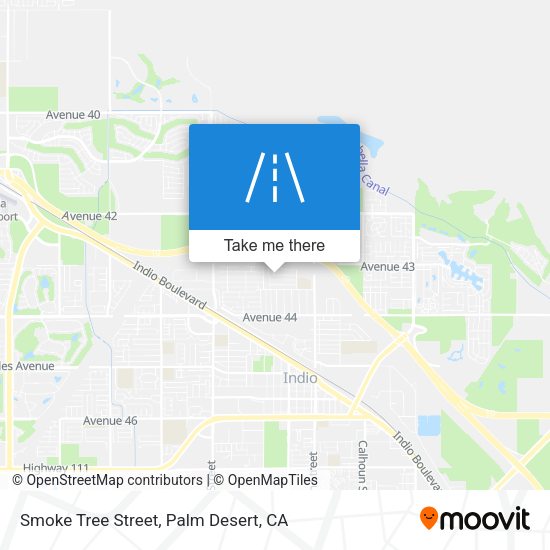 Smoke Tree Street map