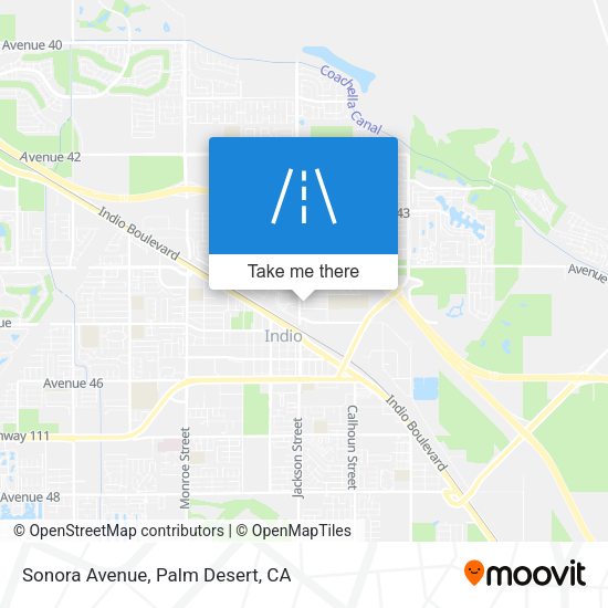 Mapa de Sonora Avenue