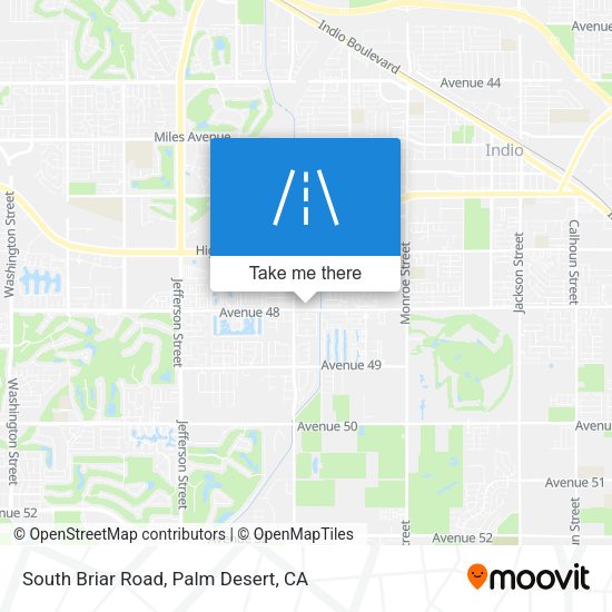 South Briar Road map