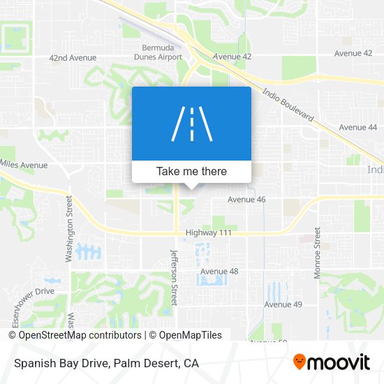 Mapa de Spanish Bay Drive