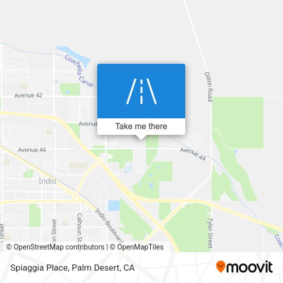Spiaggia Place map