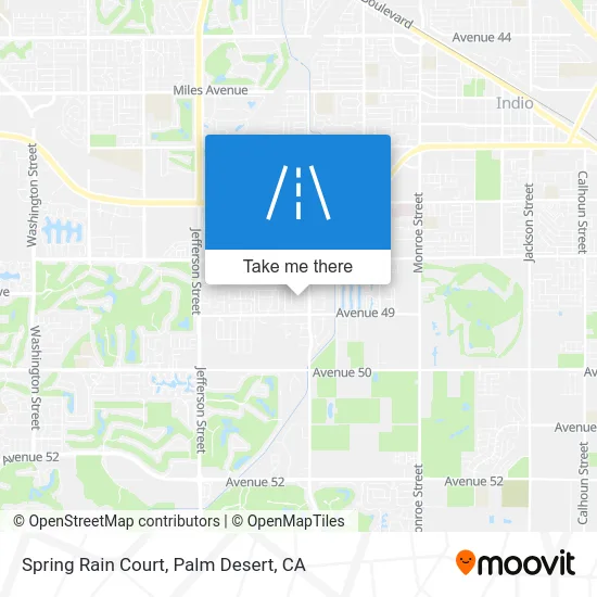 Spring Rain Court map