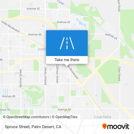Mapa de Spruce Street