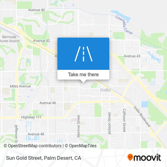 Sun Gold Street map