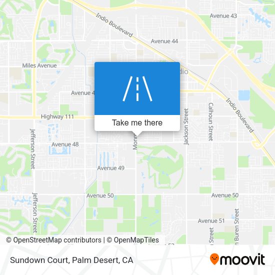 Sundown Court map