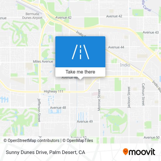 Mapa de Sunny Dunes Drive