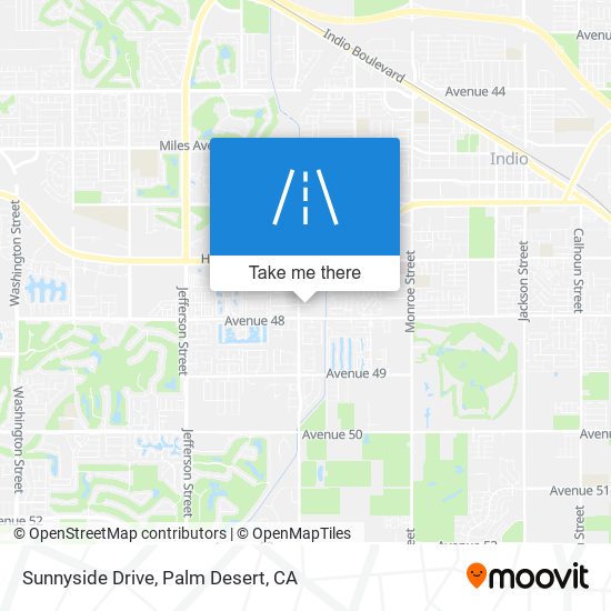 Sunnyside Drive map