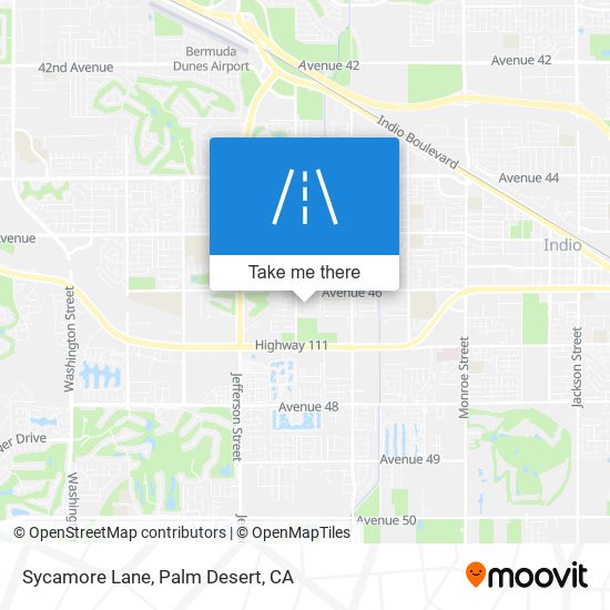 Sycamore Lane map