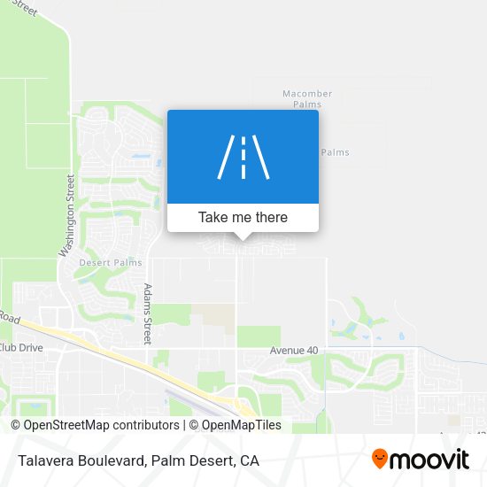 Mapa de Talavera Boulevard