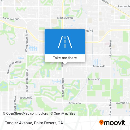 Mapa de Tangier Avenue