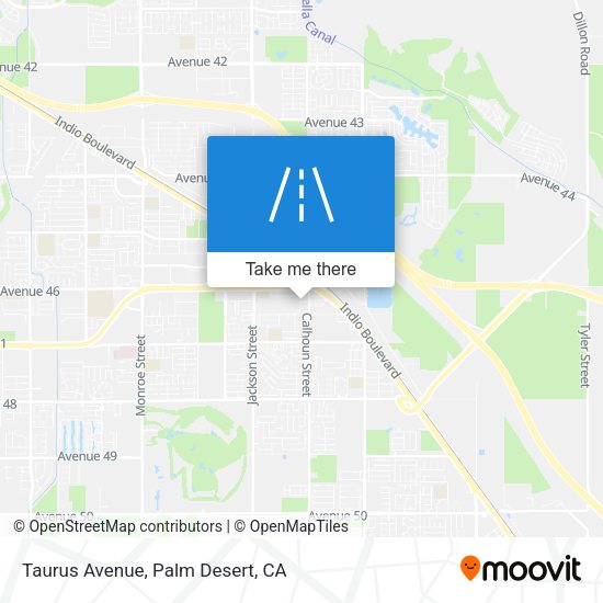 Taurus Avenue map