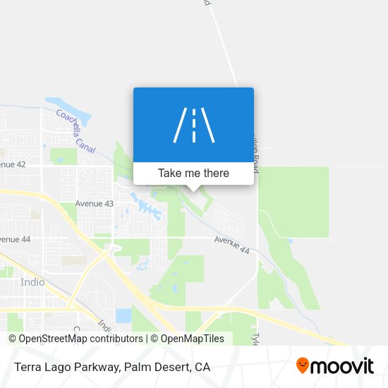 Terra Lago Parkway map