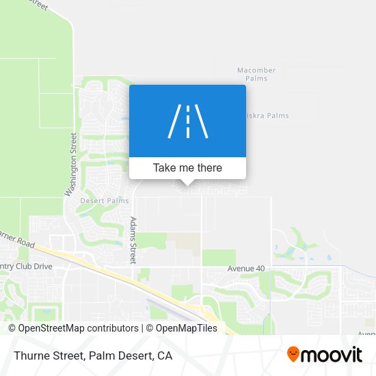 Mapa de Thurne Street