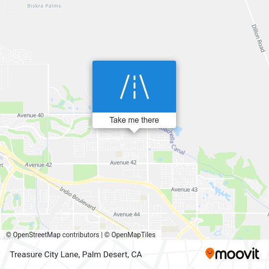 Treasure City Lane map