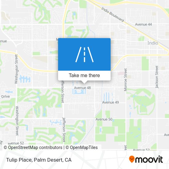 Mapa de Tulip Place