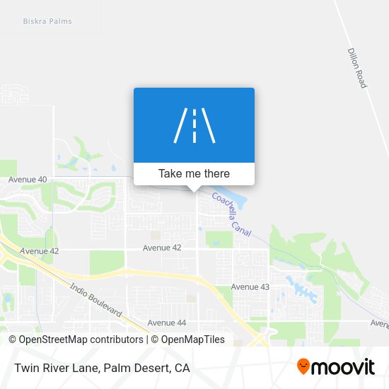 Twin River Lane map