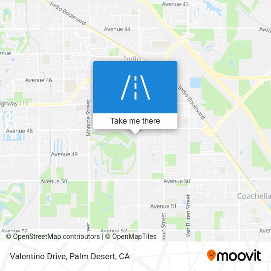 Mapa de Valentino Drive
