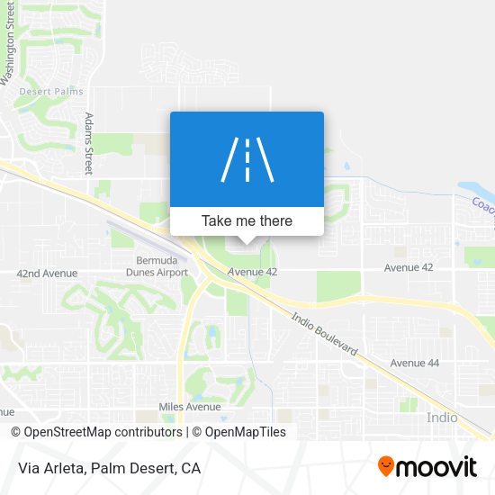 Via Arleta map