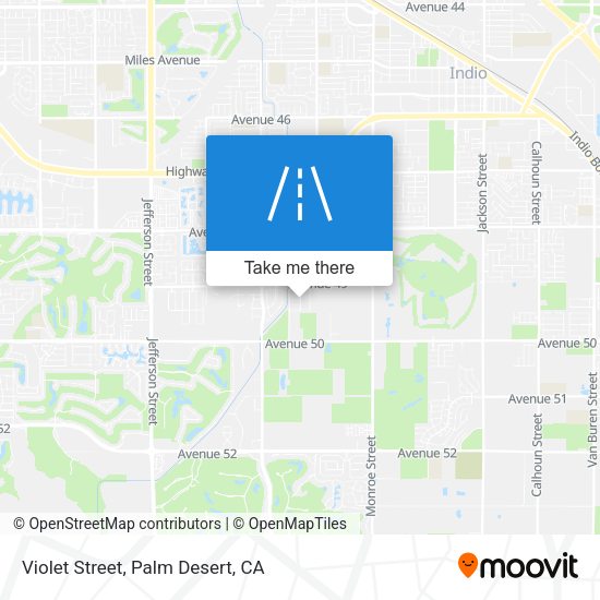Violet Street map