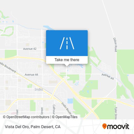 Vista Del Oro map