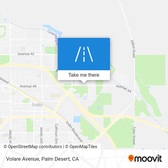 Volare Avenue map