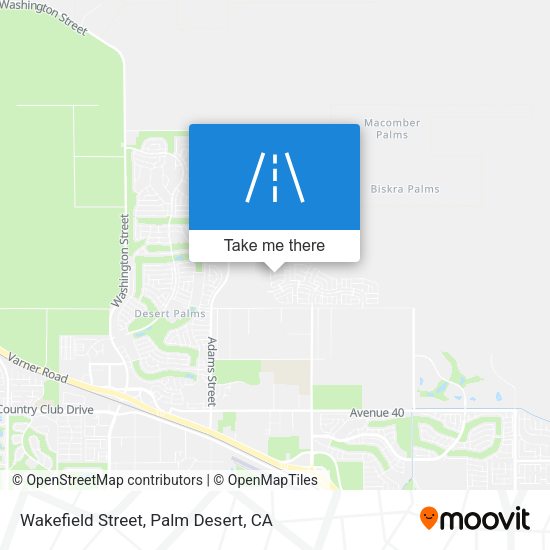 Wakefield Street map