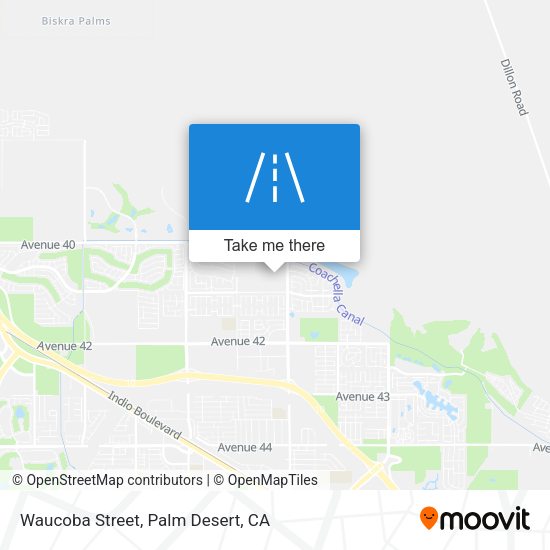 Waucoba Street map