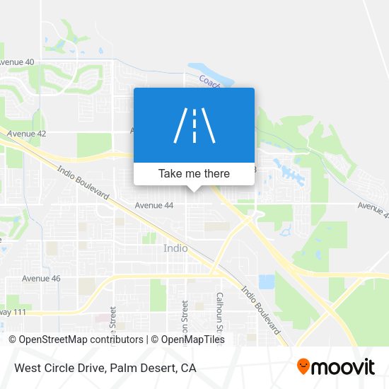 West Circle Drive map